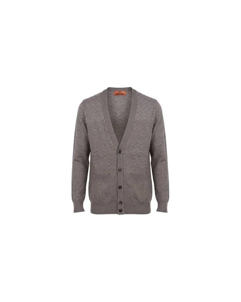 Missoni STRICKWAREN - Strickjackenauf YOOX.COM Grau