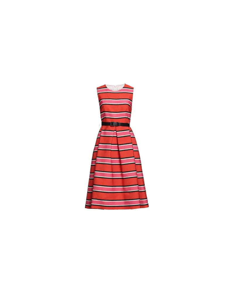 P.A.R.O.S.H. P.A.R.O H. - KLEIDER - Midi-Kleiderauf YOOX.COM Rot