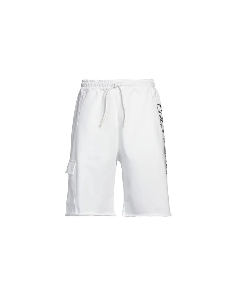 DISCLAIMER HOSEN & RÖCKE - Shorts & Bermudashortsauf YOOX.COM Weiß