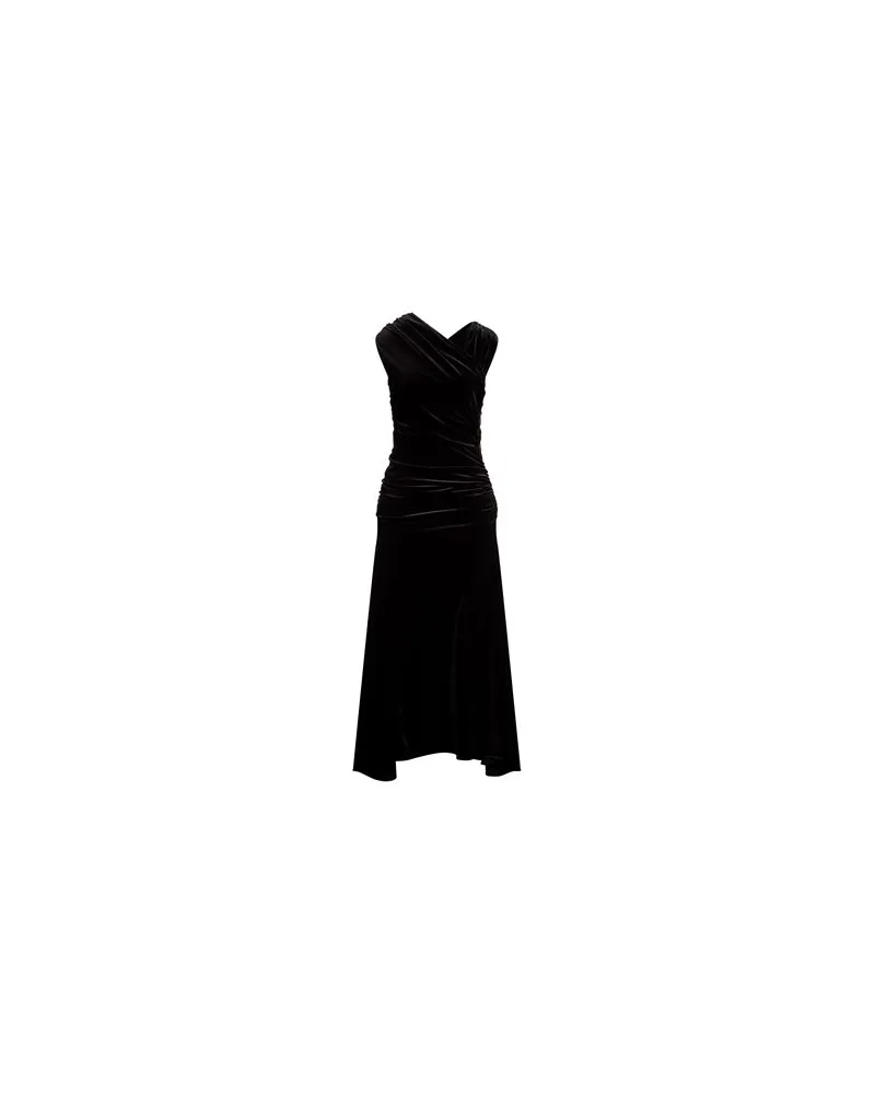 Ganni KLEIDER - Maxi-Kleiderauf YOOX.COM Schwarz