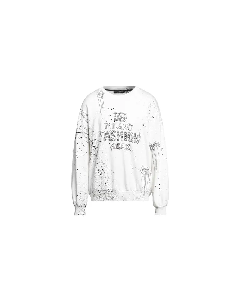 Dolce & Gabbana TOPS - Sweatshirtsauf YOOX.COM Weiß