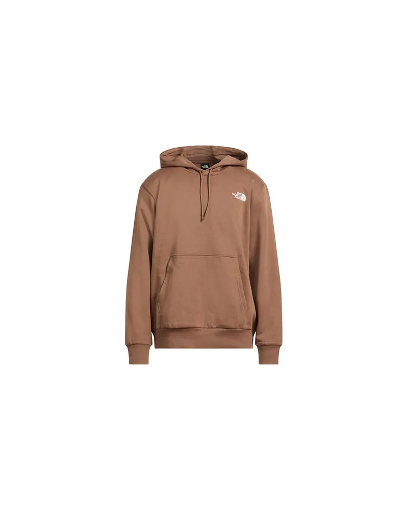 The North Face M SIMPLE DOME REGULAR HOODIE  - TOPS - Sweatshirtsauf YOOX.COM Hellbraun