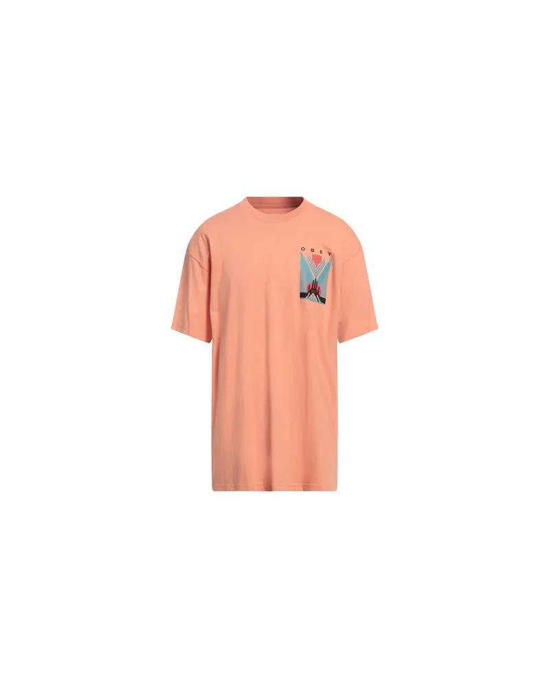 Obey TOPS - T-shirtsauf YOOX.COM Lachs