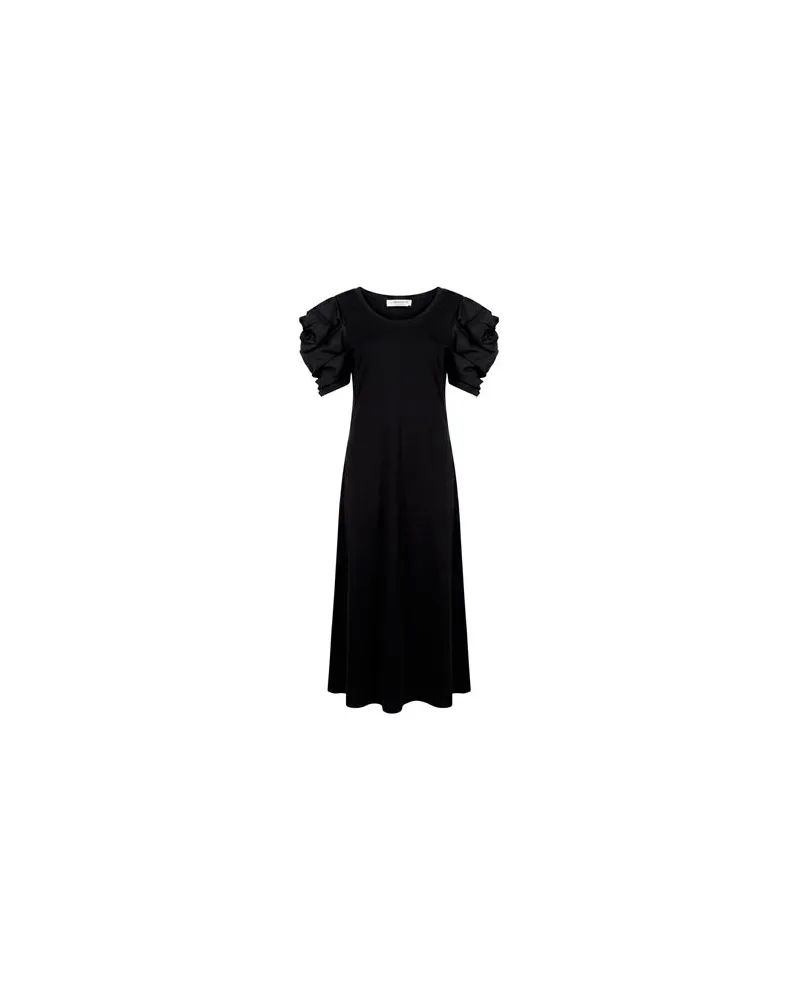 Anna Molinari KLEIDER - Maxi-Kleiderauf YOOX.COM Schwarz