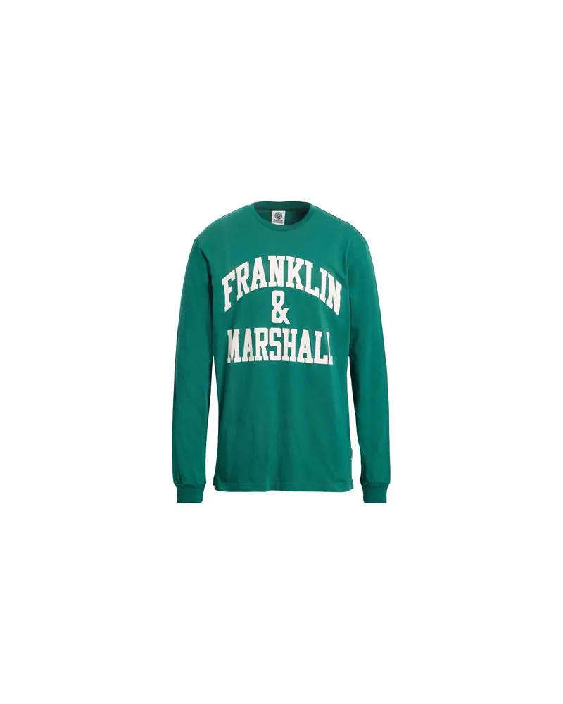 Franklin & Marshall TOPS - T-shirtsauf YOOX.COM Smaragdgrün