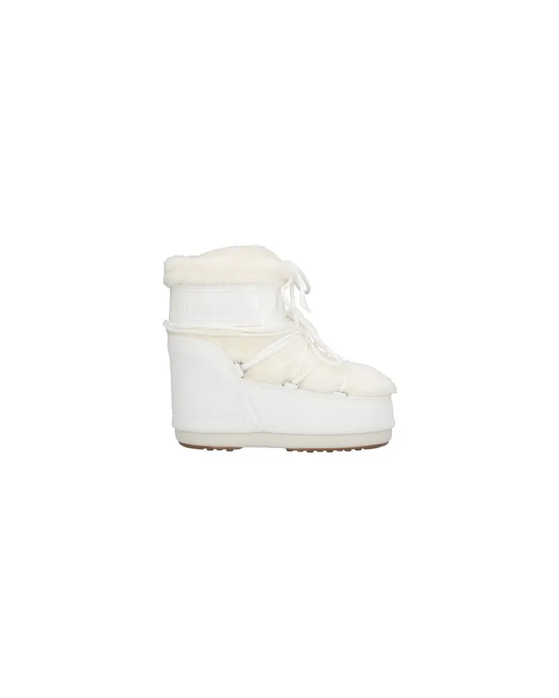 Moon Boot MB ICON LOW FAUX FUR - SCHUHE - Stiefelettenauf YOOX.COM Weiß