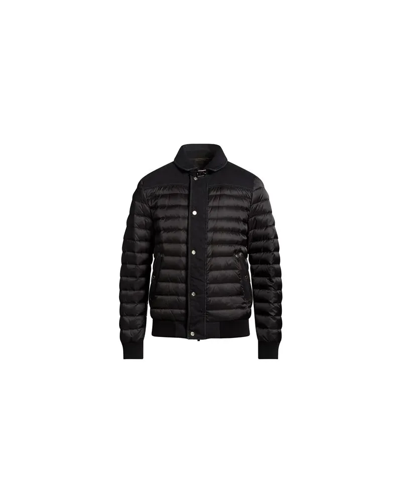 MOORER JACKEN & MÄNTEL - Pufferjacken & Daunenjackenauf YOOX.COM Schwarz