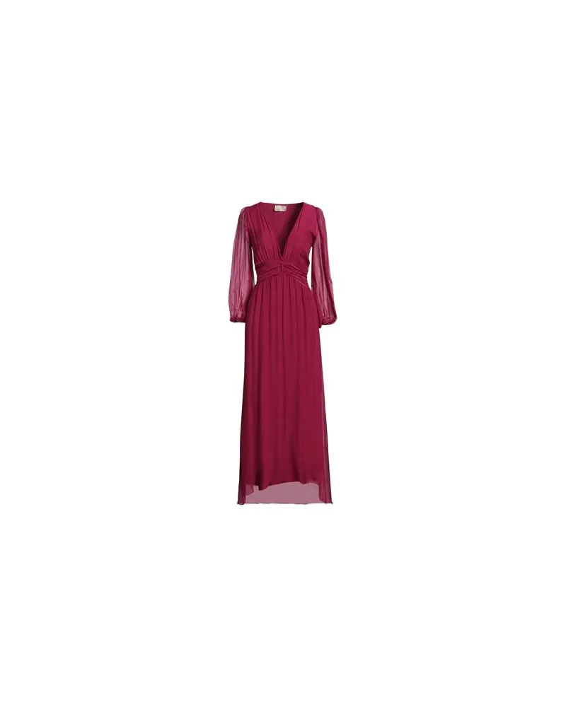 Kaos KLEIDER - Maxi-Kleiderauf YOOX.COM Fuchsia