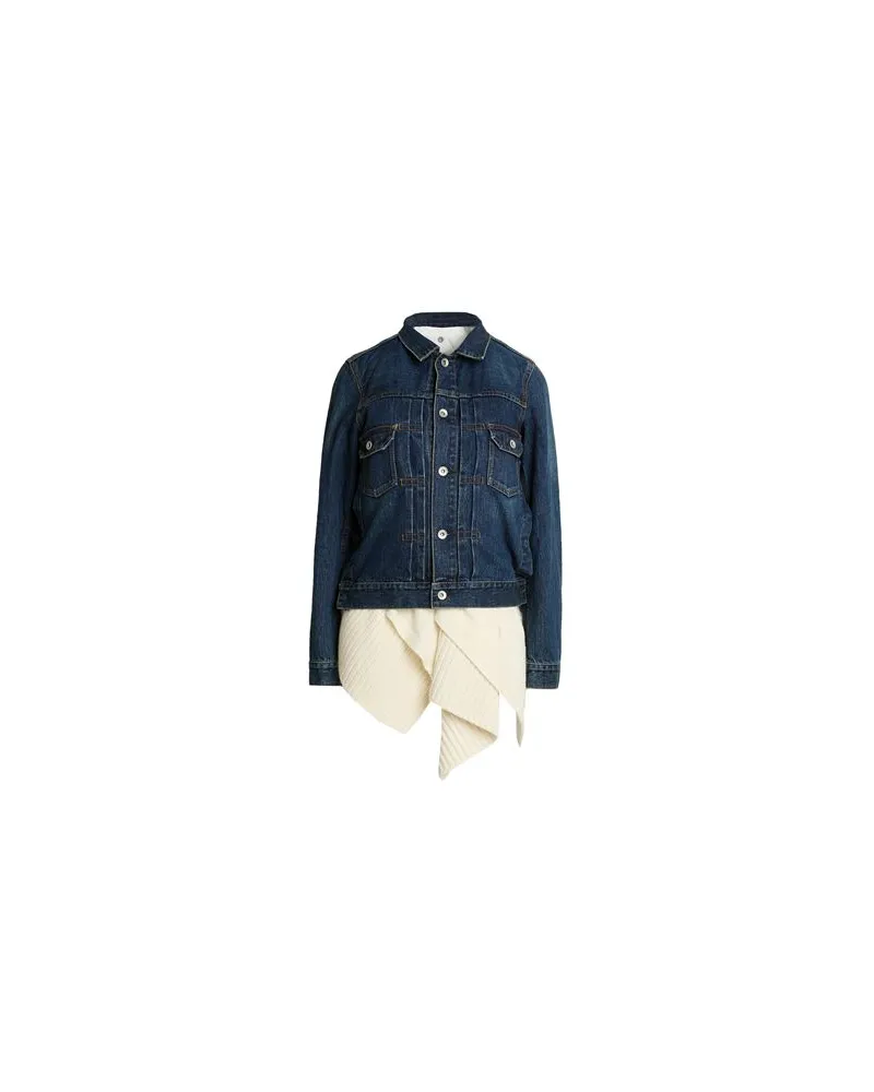 Sacai JACKEN & MÄNTEL - Jeansjacken/Mäntelauf YOOX.COM Blau