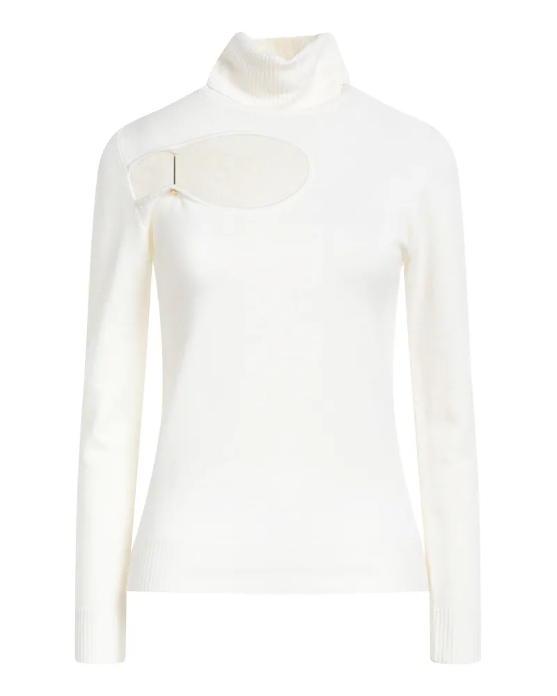 Simona Corsellini Rollkragenpullover Elfenbein