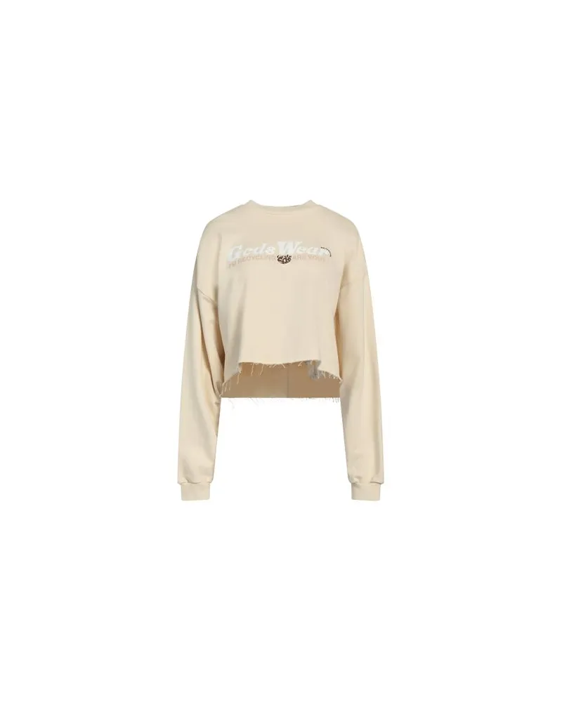 GCDS TOPS - Sweatshirtsauf YOOX.COM Beige