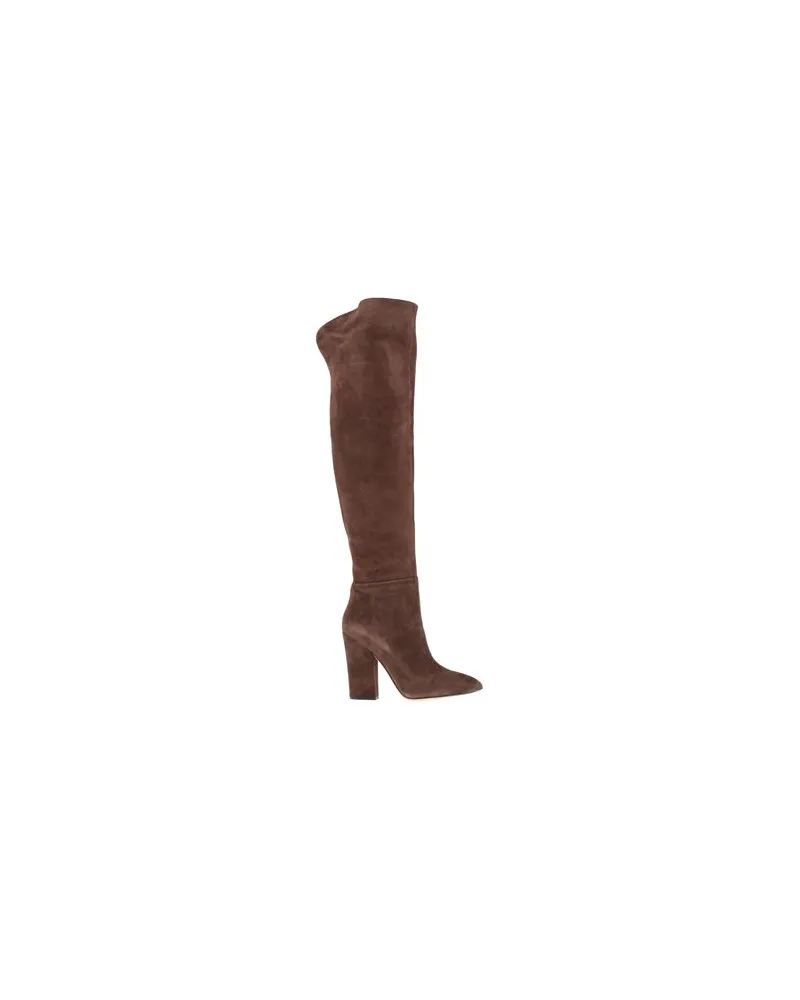 Sergio Rossi SCHUHE - Stiefelauf YOOX.COM Braun