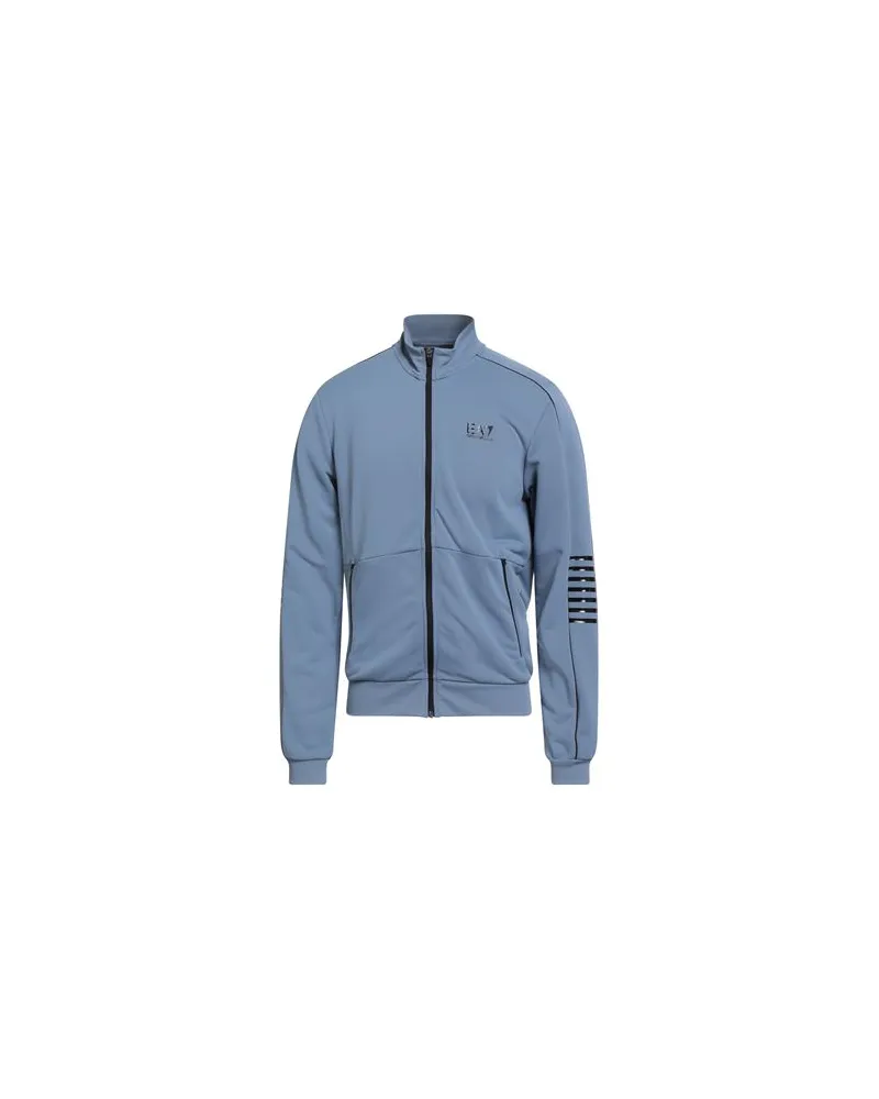 EA7 TOPS - Sweatshirtsauf YOOX.COM Hellblau