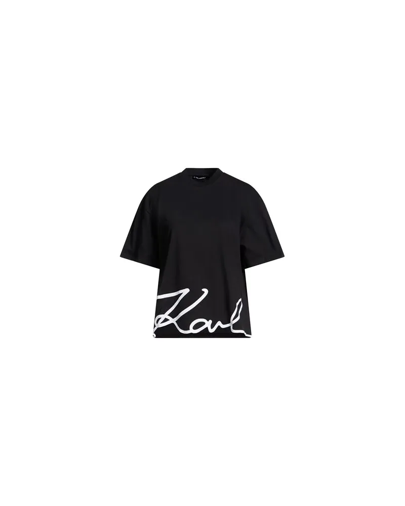 Karl Lagerfeld TOPS - T-shirtsauf YOOX.COM Schwarz