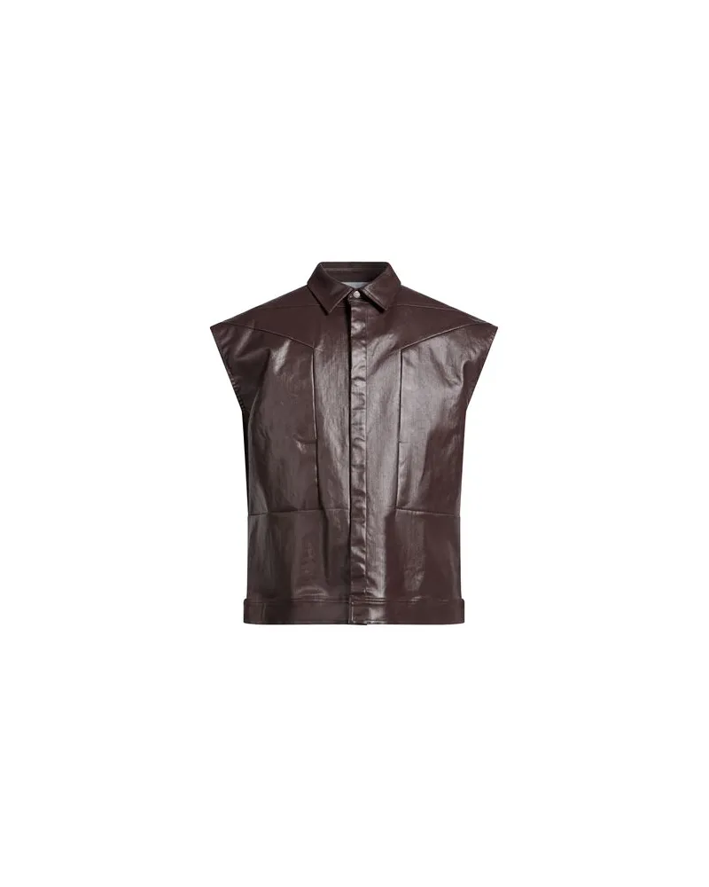 Rick Owens JACKEN & MÄNTEL - Jeansjacken/Mäntelauf YOOX.COM Schokobraun