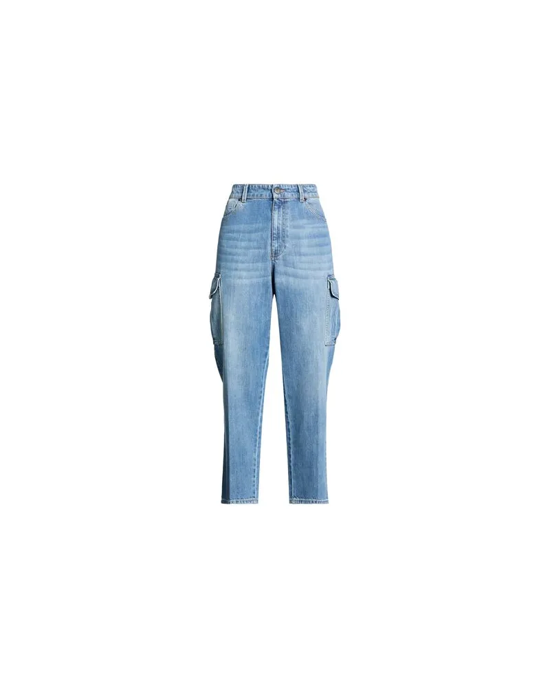 PT TORINO HOSEN & RÖCKE - Jeanshosenauf YOOX.COM Blau