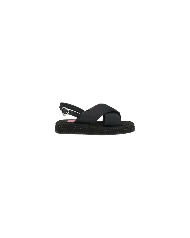 Moschino SCHUHE - Sandalenauf YOOX.COM Schwarz