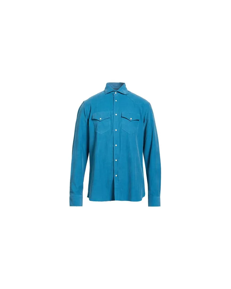 MOORER TOPS - Hemdenauf YOOX.COM Aquamarin