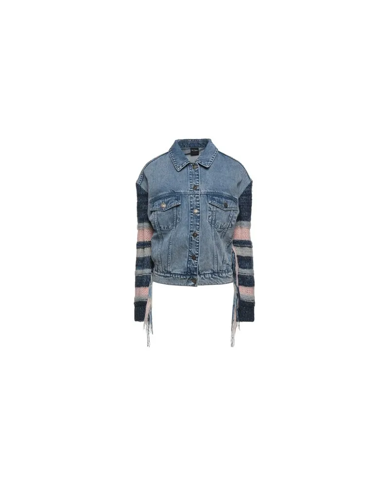 My Twin Twinset JACKEN & MÄNTEL - Jeansjacken/Mäntelauf YOOX.COM Blau