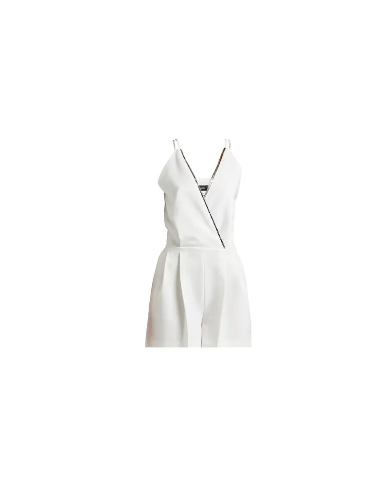 Dsquared2 OVERALLS - Playsuitsauf YOOX.COM Weiß