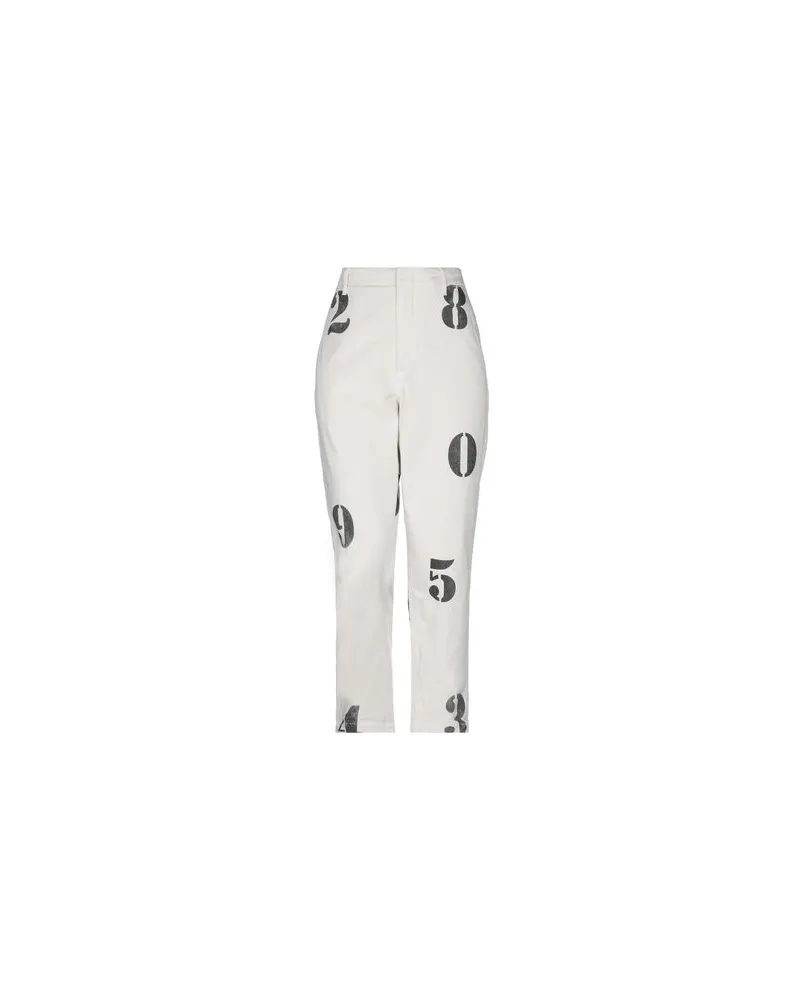 Dondup HOSEN & RÖCKE - Hosenauf YOOX.COM Elfenbein