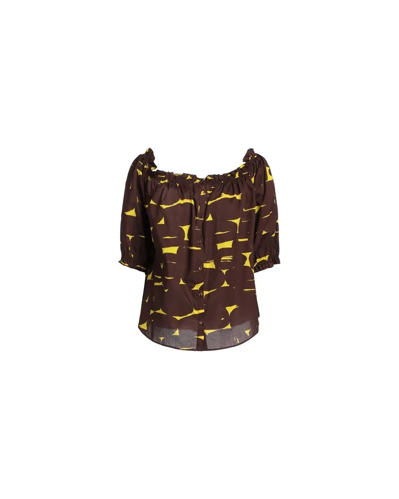 Hanita TOPS - Hemdenauf YOOX.COM Dunkelbraun