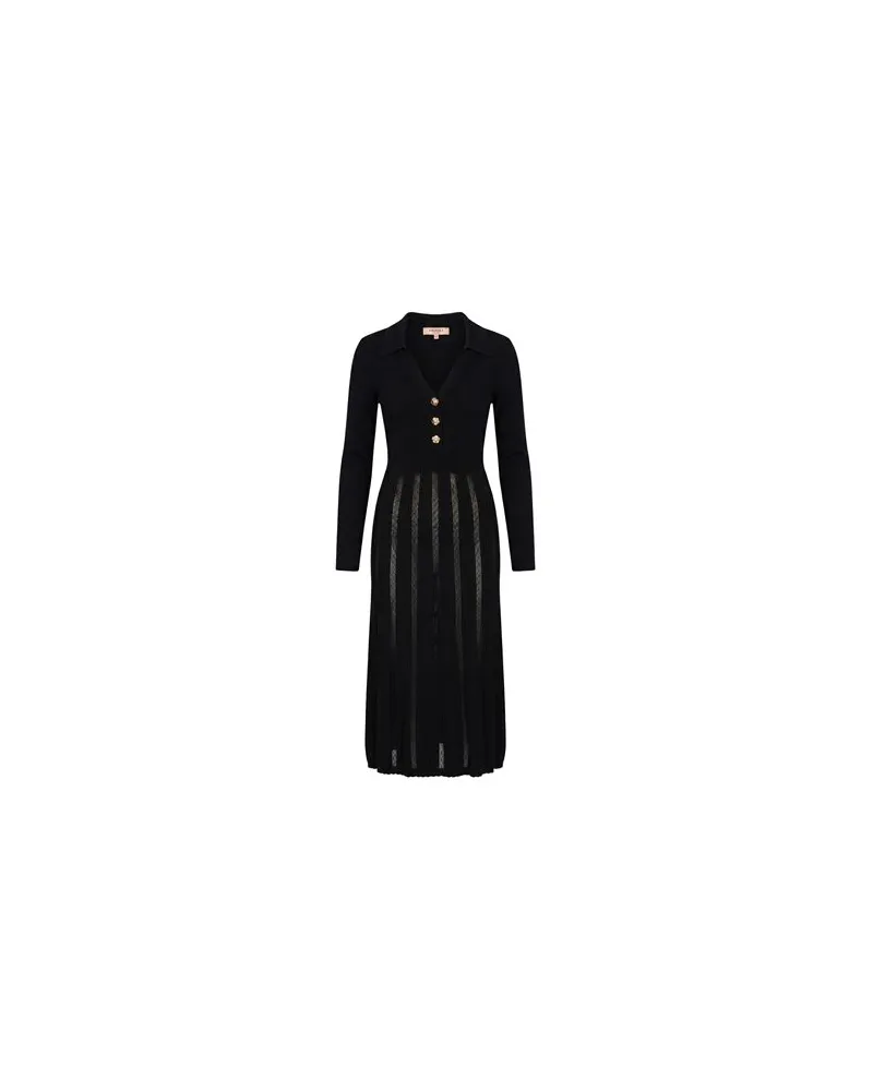 Twin-Set KLEIDER - Midi-Kleiderauf YOOX.COM Schwarz