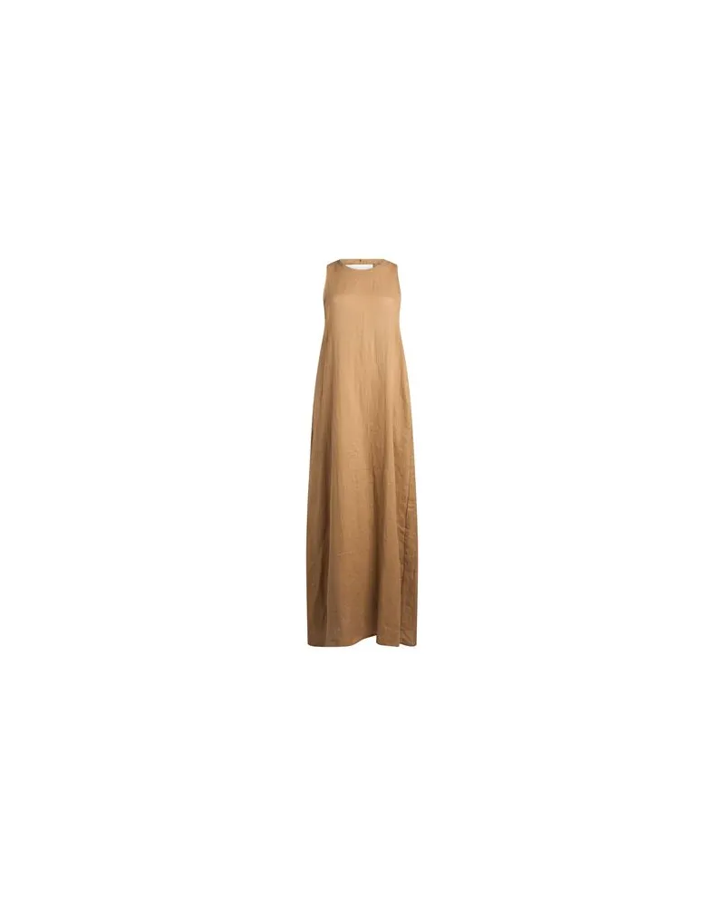 Icona By Kaos KLEIDER - Maxi-Kleiderauf YOOX.COM Kamel