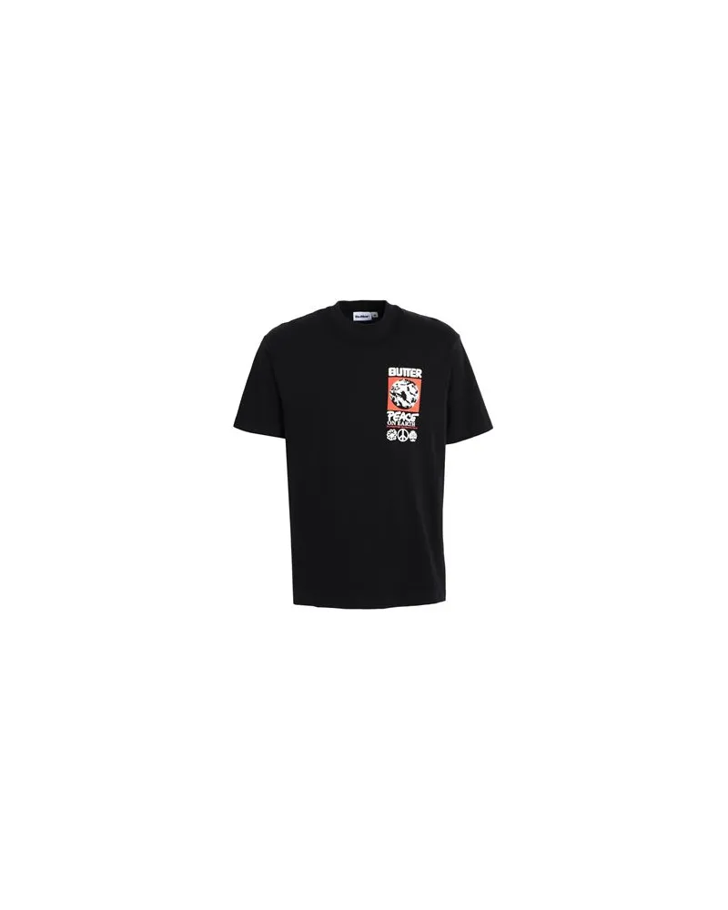 Butter Goods PEACE ON HEART TEE - TOPS - T-shirtsauf YOOX.COM Schwarz