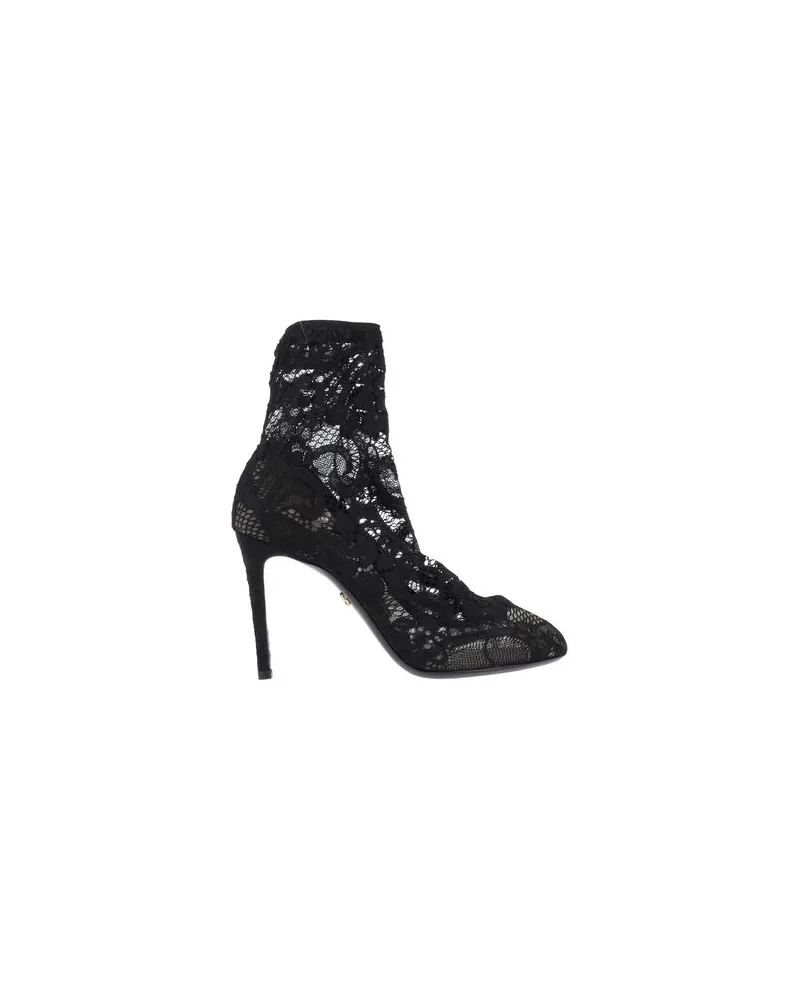 Dolce & Gabbana SCHUHE - Stiefelettenauf YOOX.COM Schwarz