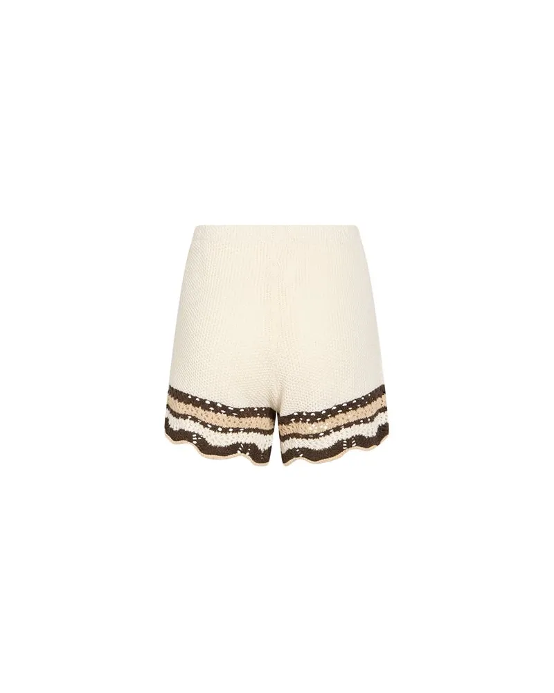 VICOLO HOSEN & RÖCKE - Shorts & Bermudashortsauf YOOX.COM Cremeweiß