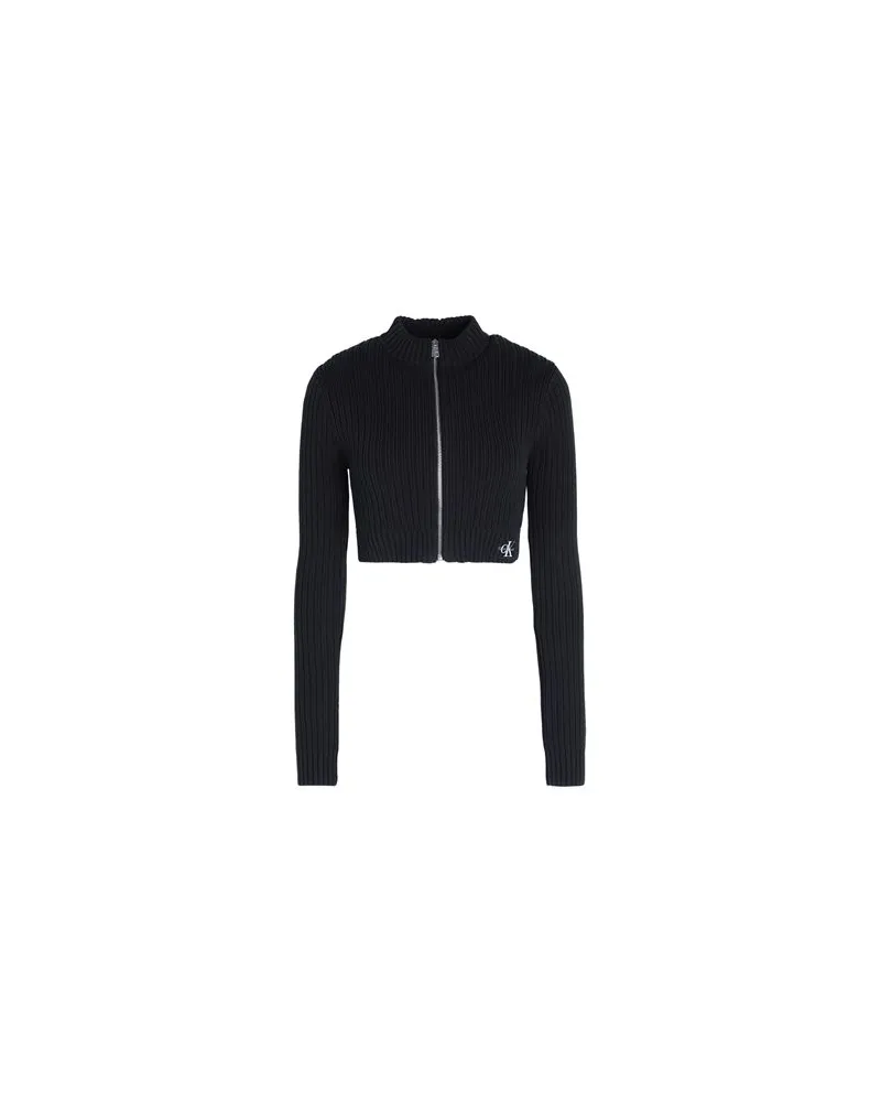 Calvin Klein STRICKWAREN - Strickjackenauf YOOX.COM Schwarz