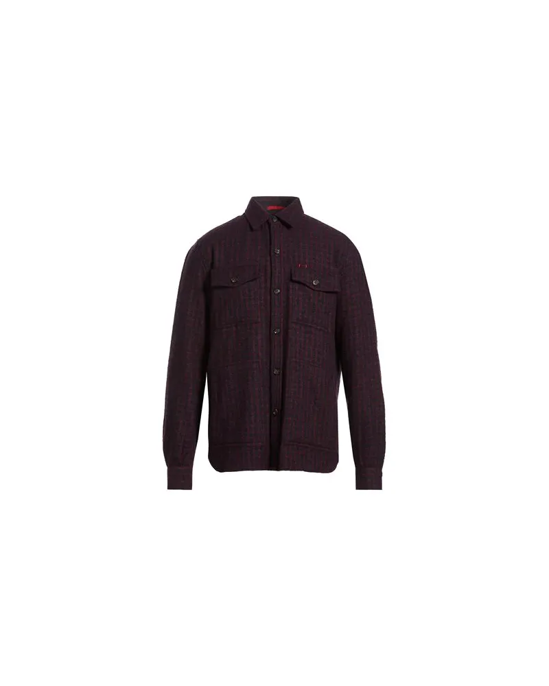 Isaia TOPS - Hemdenauf YOOX.COM Ziegelrot