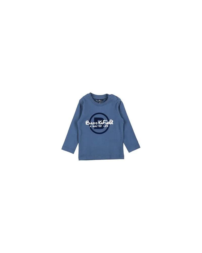 Brooksfield TOPS - T-shirtsauf YOOX.COM Taubenblau