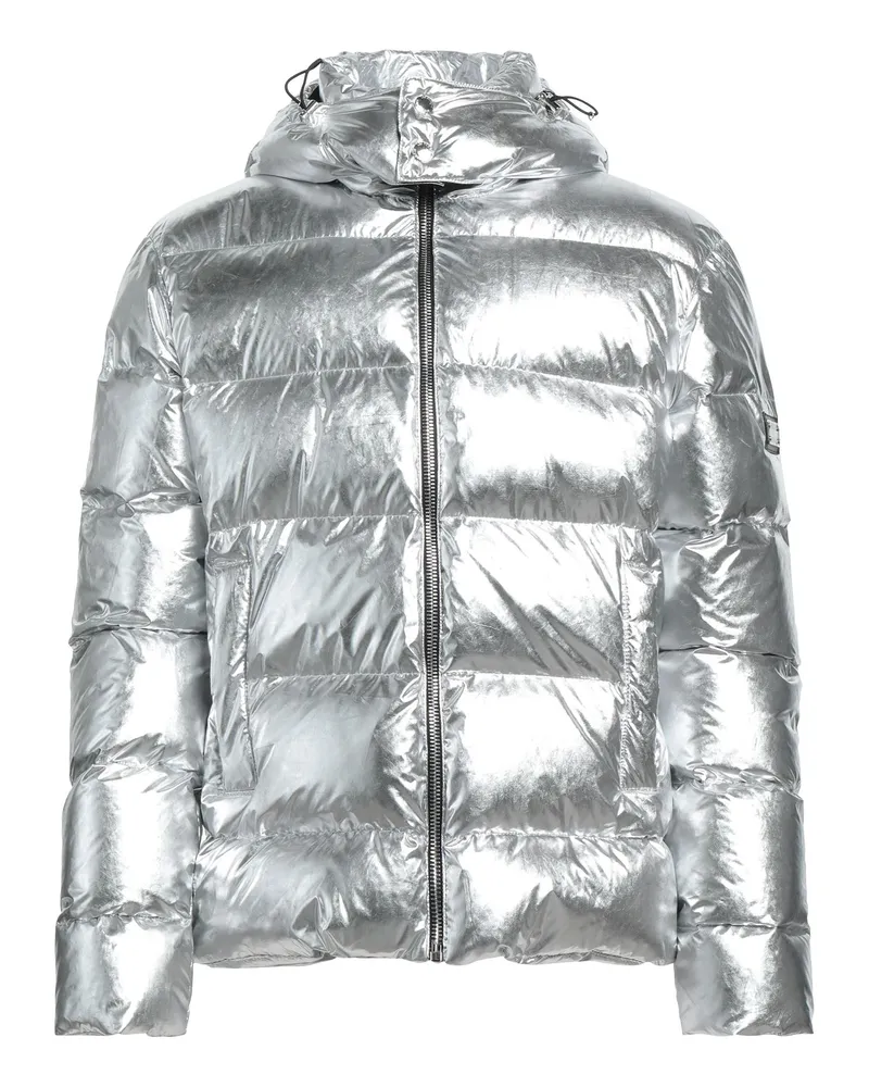 Les Hommes Pufferjacke & Daunenjacke Silber