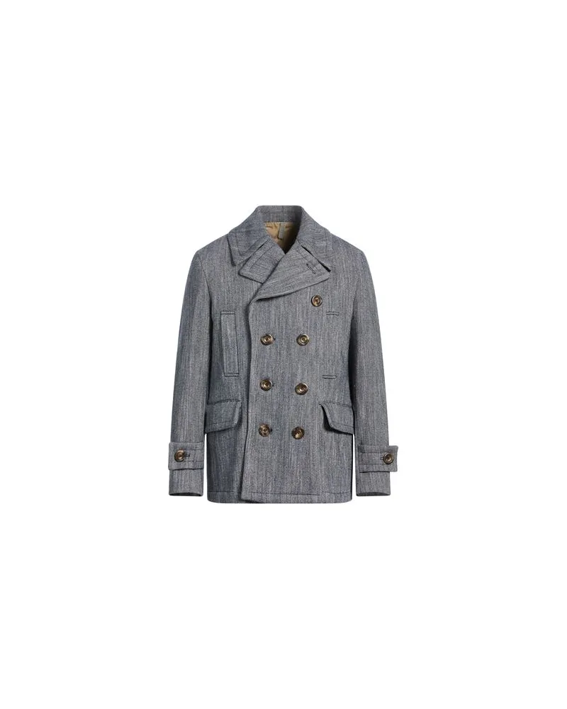 Luigi Bianchi Mantova JACKEN & MÄNTEL - Mäntelauf YOOX.COM Marineblau