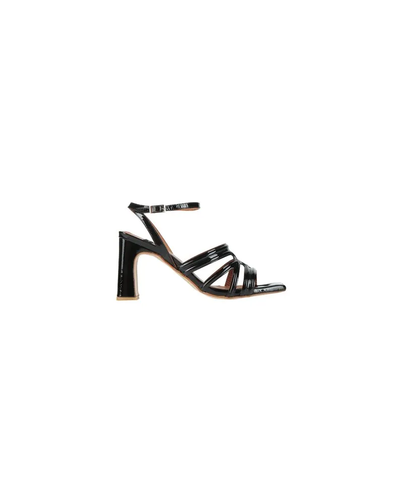 ÁNGEL ALARCÓN  SCHUHE - Sandalenauf YOOX.COM Schwarz
