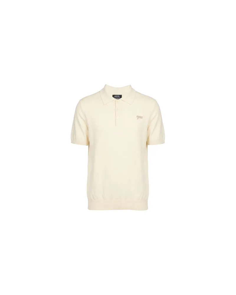 A.P.C. TOPS - Poloshirtsauf YOOX.COM Cremeweiß