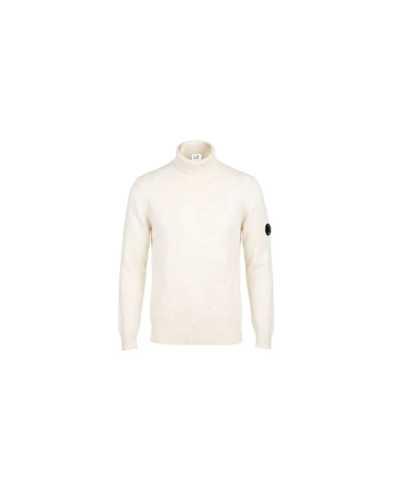 C.P. Company STRICKWAREN - Rollkragenpulloverauf YOOX.COM Cremeweiß