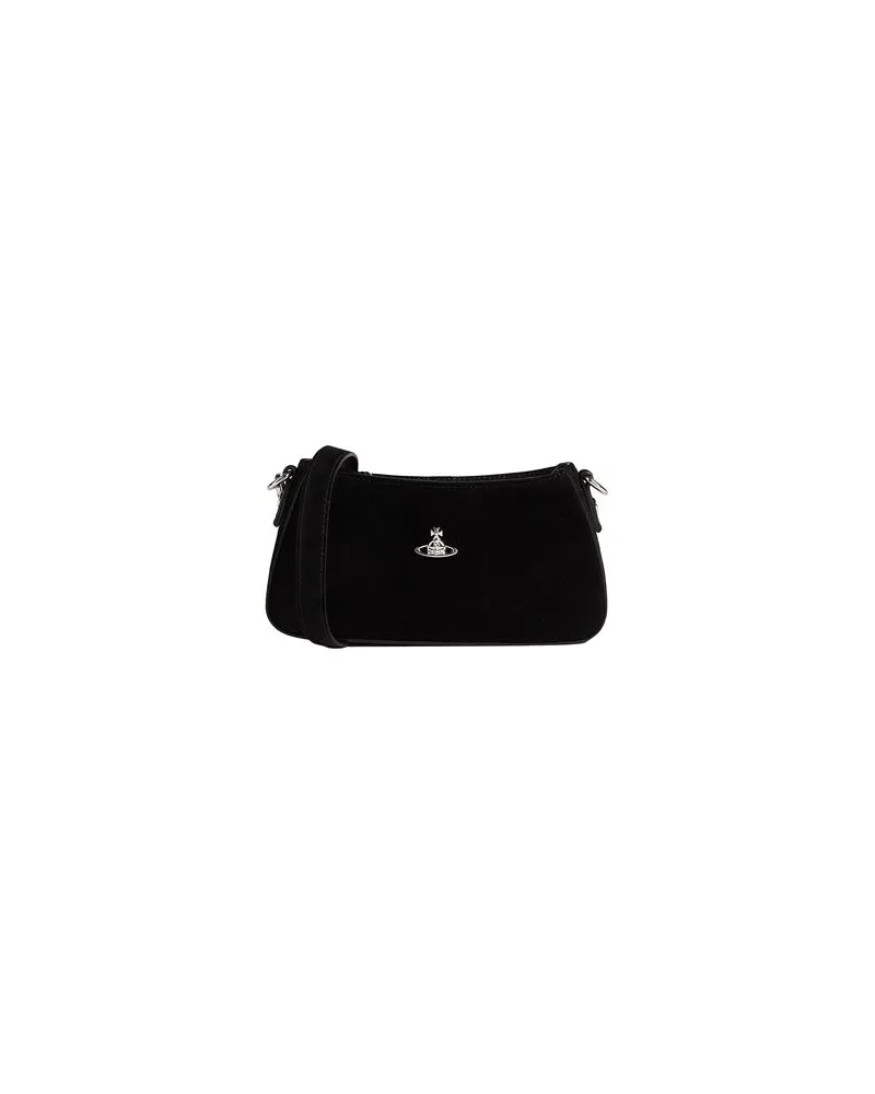 Vivienne Westwood TASHA SHOULDER PHONE BAG  - TASCHEN - Schultertaschenauf YOOX.COM Schwarz