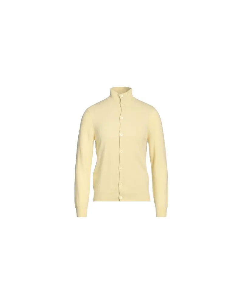 Malo STRICKWAREN - Strickjackenauf YOOX.COM Pastellgelb