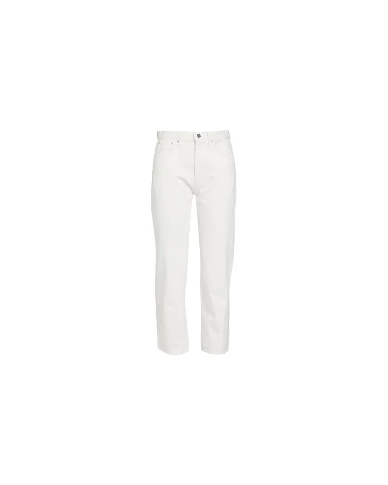 Totême HOSEN & RÖCKE - Jeanshosenauf YOOX.COM Weiß