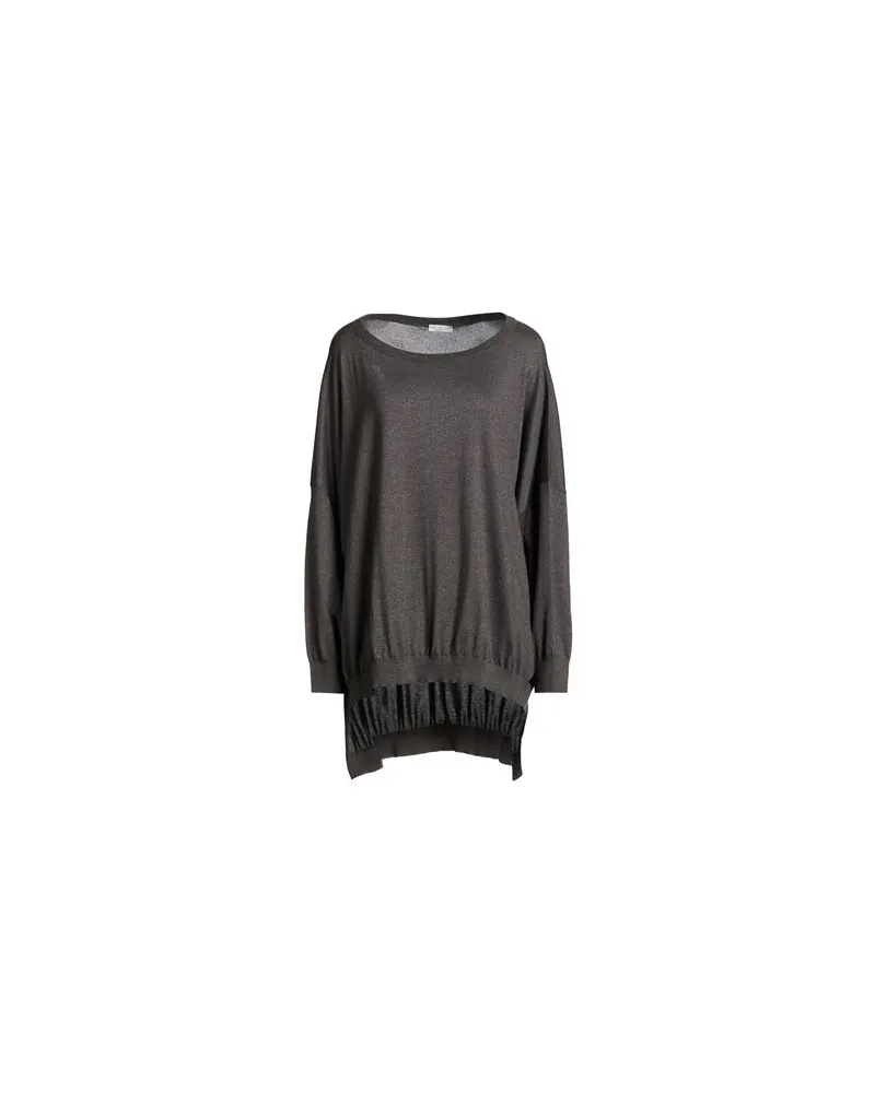 Brunello Cucinelli STRICKWAREN - Pulloverauf YOOX.COM Braungrau