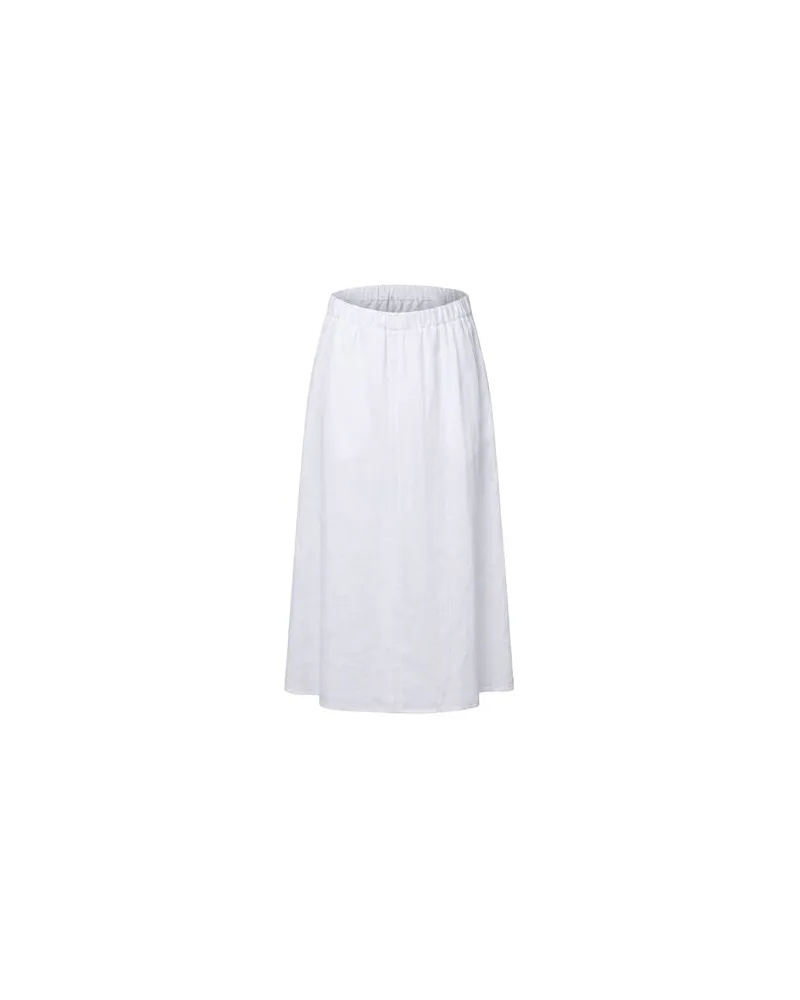120% Lino HOSEN & RÖCKE - Midi-Röckeauf YOOX.COM Weiß