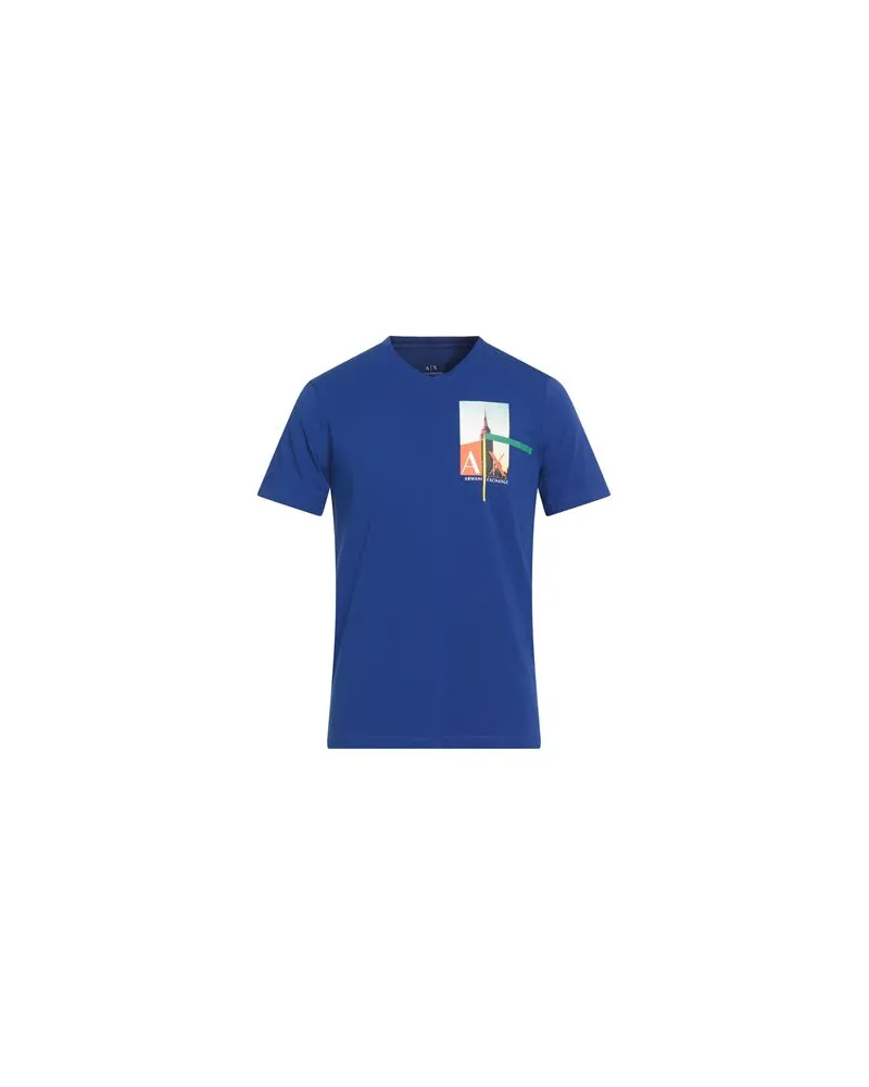 Armani Exchange TOPS - T-shirtsauf YOOX.COM Königsblau