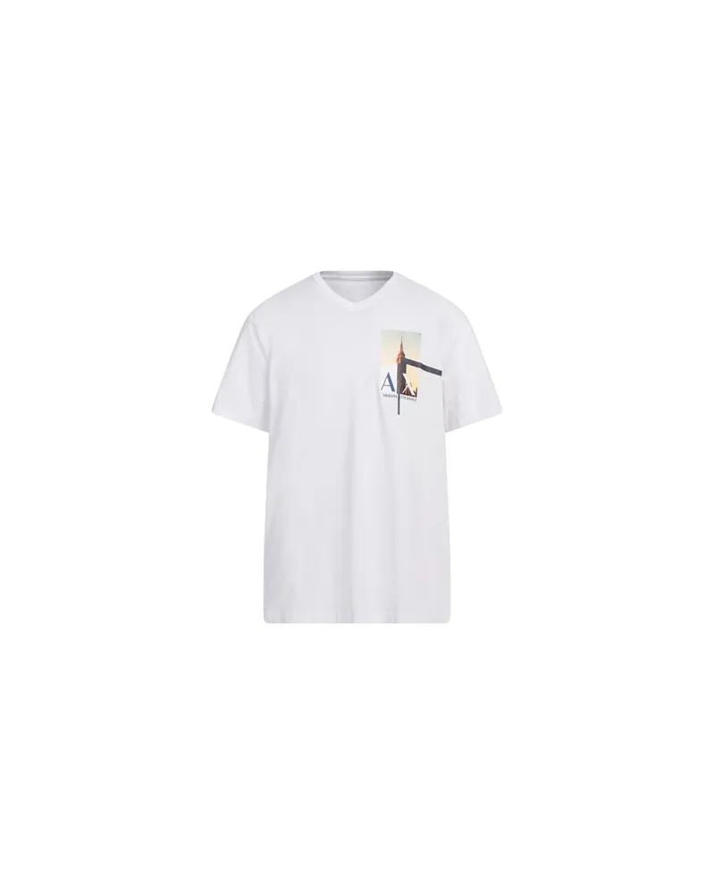 Armani Exchange TOPS - T-shirtsauf YOOX.COM Weiß