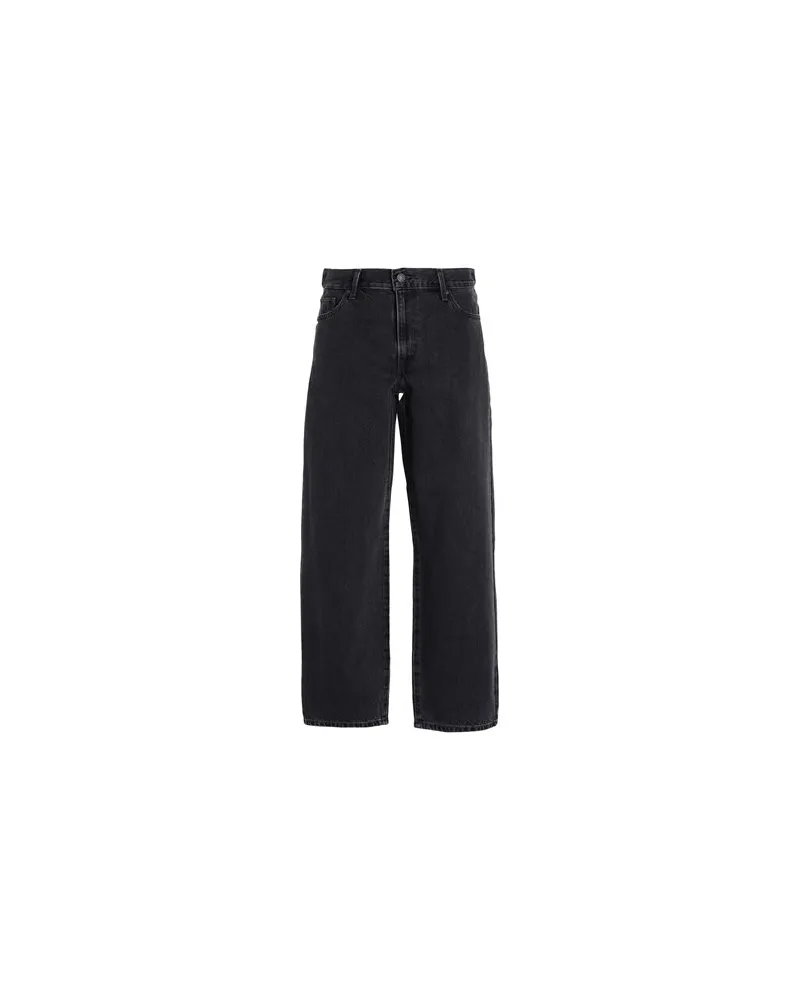 Levi's BAGGY DAD  - HOSEN & RÖCKE - Jeanshosenauf YOOX.COM Schwarz