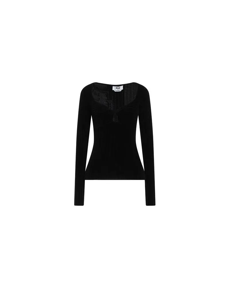 MSGM STRICKWAREN - Pulloverauf YOOX.COM Schwarz