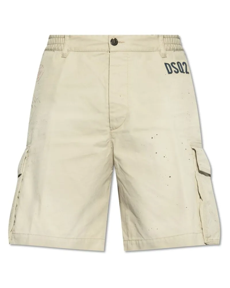 Dsquared2 Shorts & Bermudashorts Cremeweiß