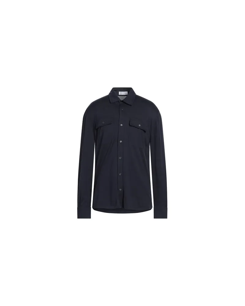 Brunello Cucinelli TOPS - Hemdenauf YOOX.COM Marineblau
